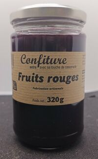Confiture Extra Fruits rouges 320g