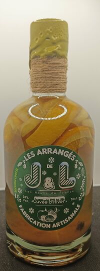 Rhum Arrangé "cuvée d'Hiver" 70cl 28%Vol